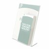 Deflecto Sign Holder, Front Pocket, 8.5x11", Clear 590501